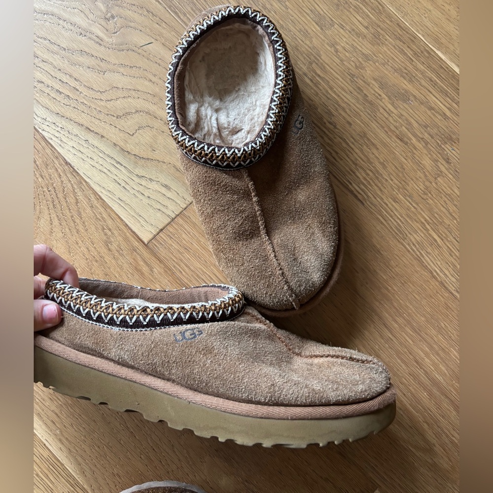 UGG Tan Suede Mules